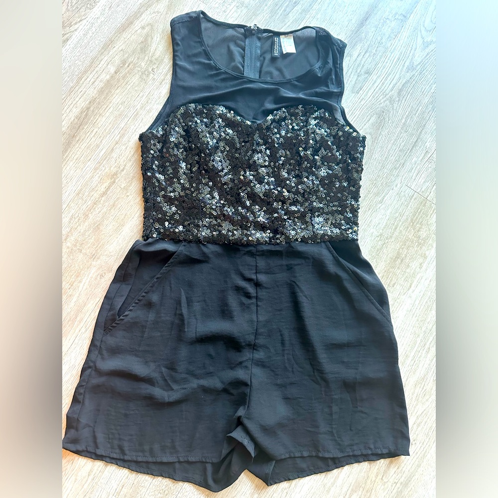 Sparkly night out romper